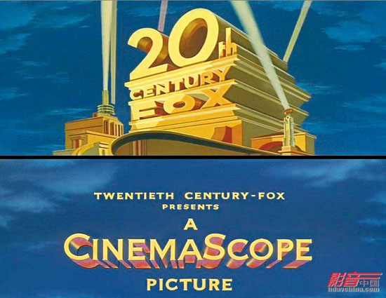20th century fox早期推出的cinemascope立体声宽银幕电影