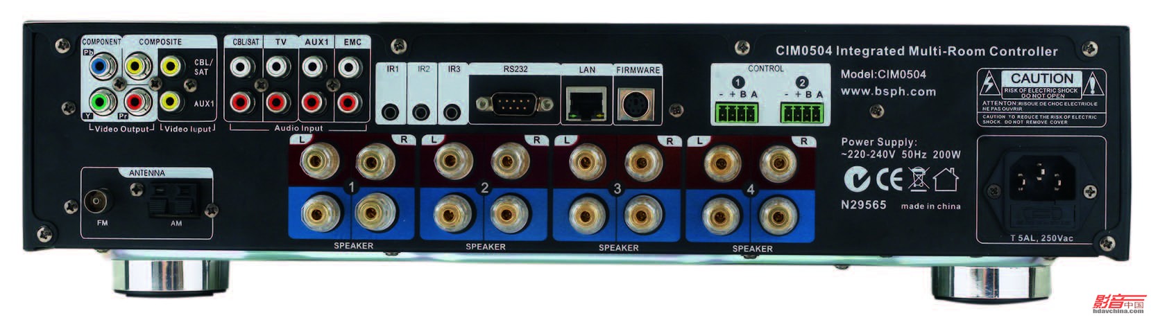 享受高品质的多区音乐娱乐,贝斯普 cim-0504