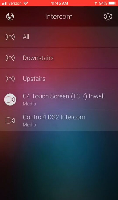 Control4ֻϵIntercom Anywhere