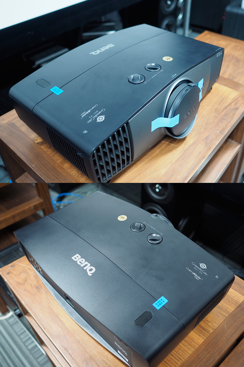 W5700頂面板上設(shè)計延續(xù)BenQ一向的風格，簡單大方