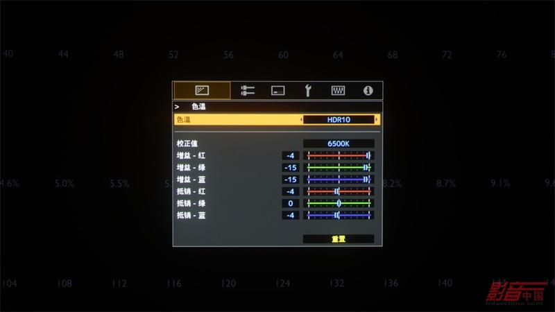 在色溫調校方面，除了可以選擇不同色溫的預設值，還可以透過高光與暗部兩個灰階段進行微調