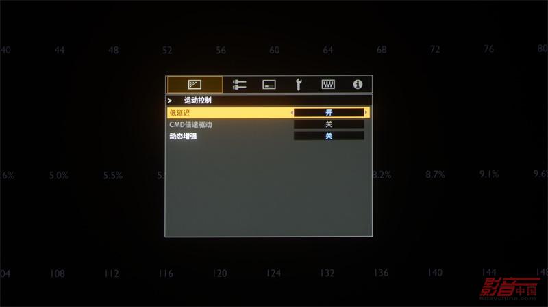 在運動控制方面，低延遲功能可以讓游戲玩家獲得更流暢的動態畫面表現