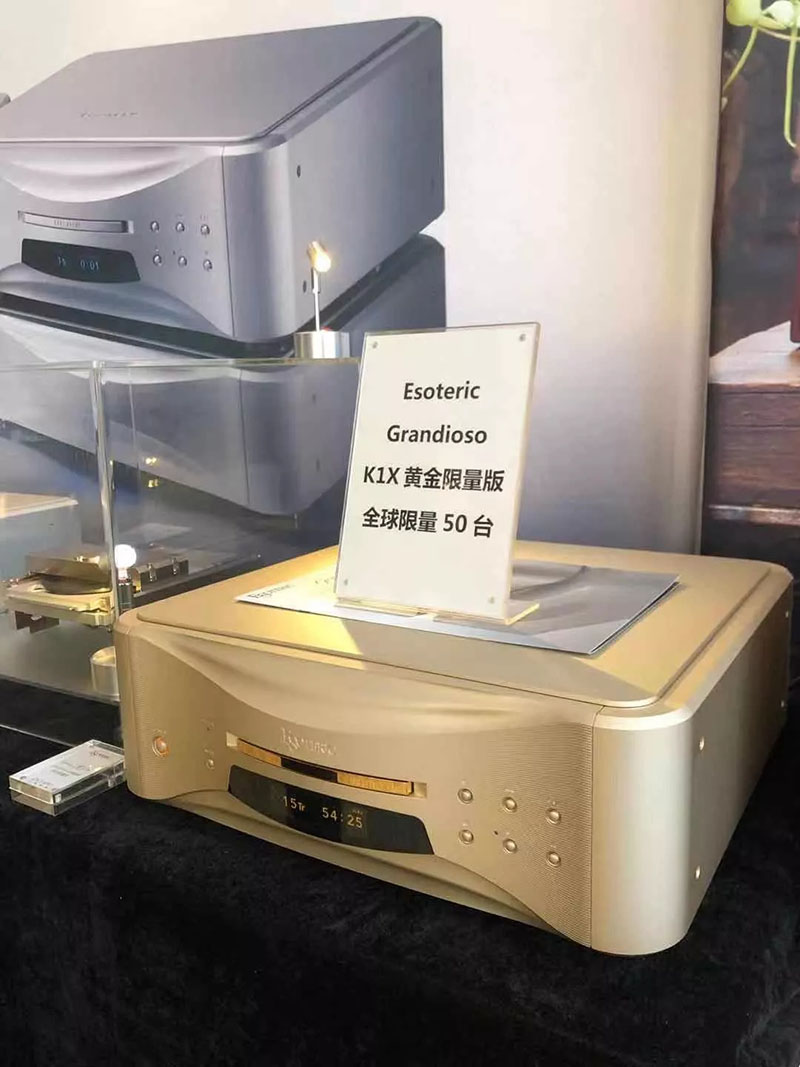 【简介】社长亲笔签名的Esoteric K1X 黄金