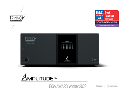 【资讯】Trinnov Amplitude16获EISA“家庭影院放大器2022～2023”年度大奖